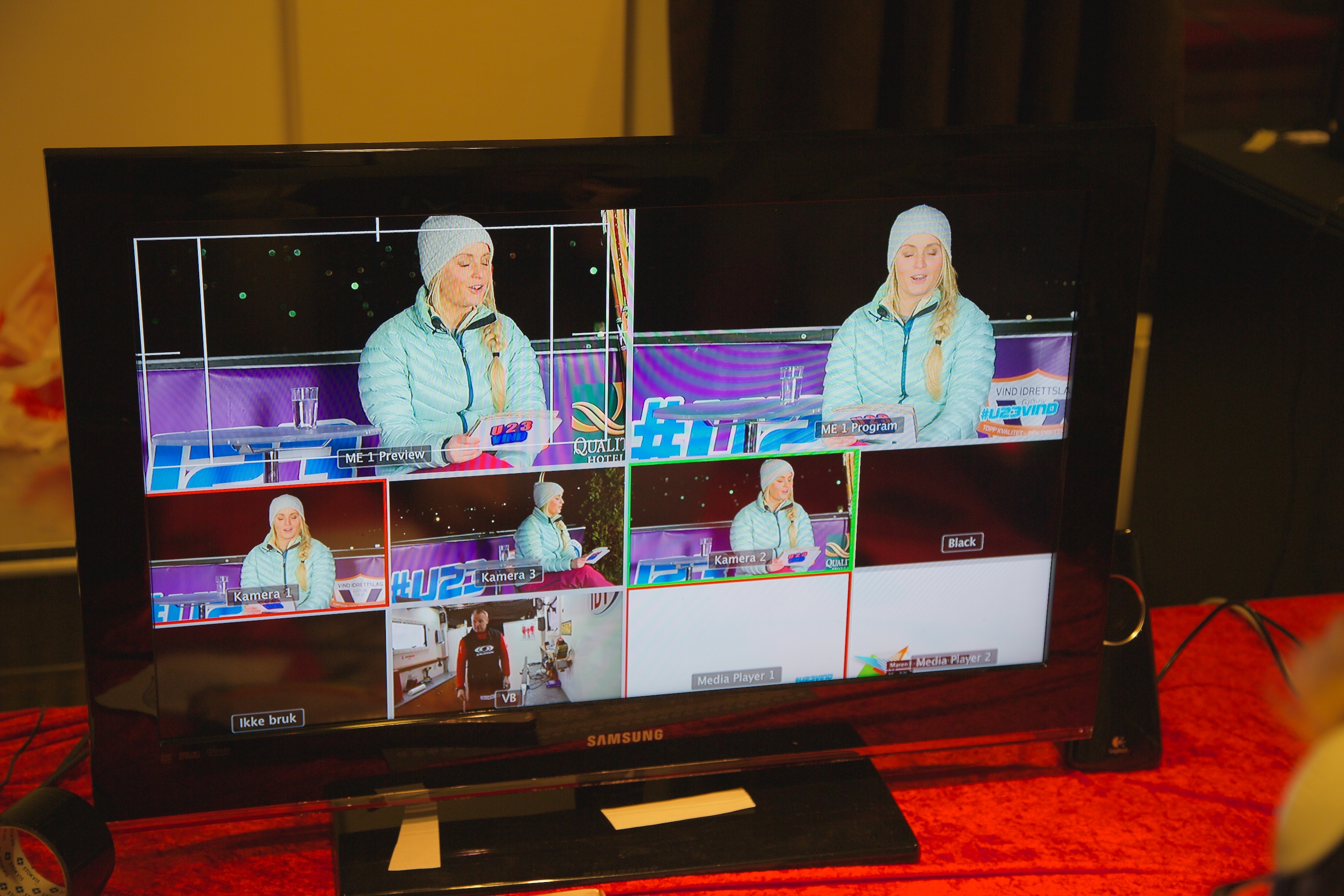 Marte Rogne i multivieweren.